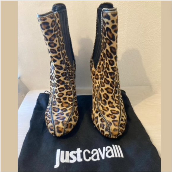Leopard Print Boots Cavalli - Picture 2 of 9